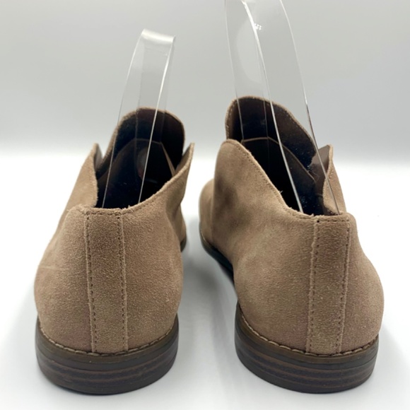 Franco Sarto women’s Pieta taupe lace less Oxford boho slip on loafer flat shoe - Picture 5 of 9